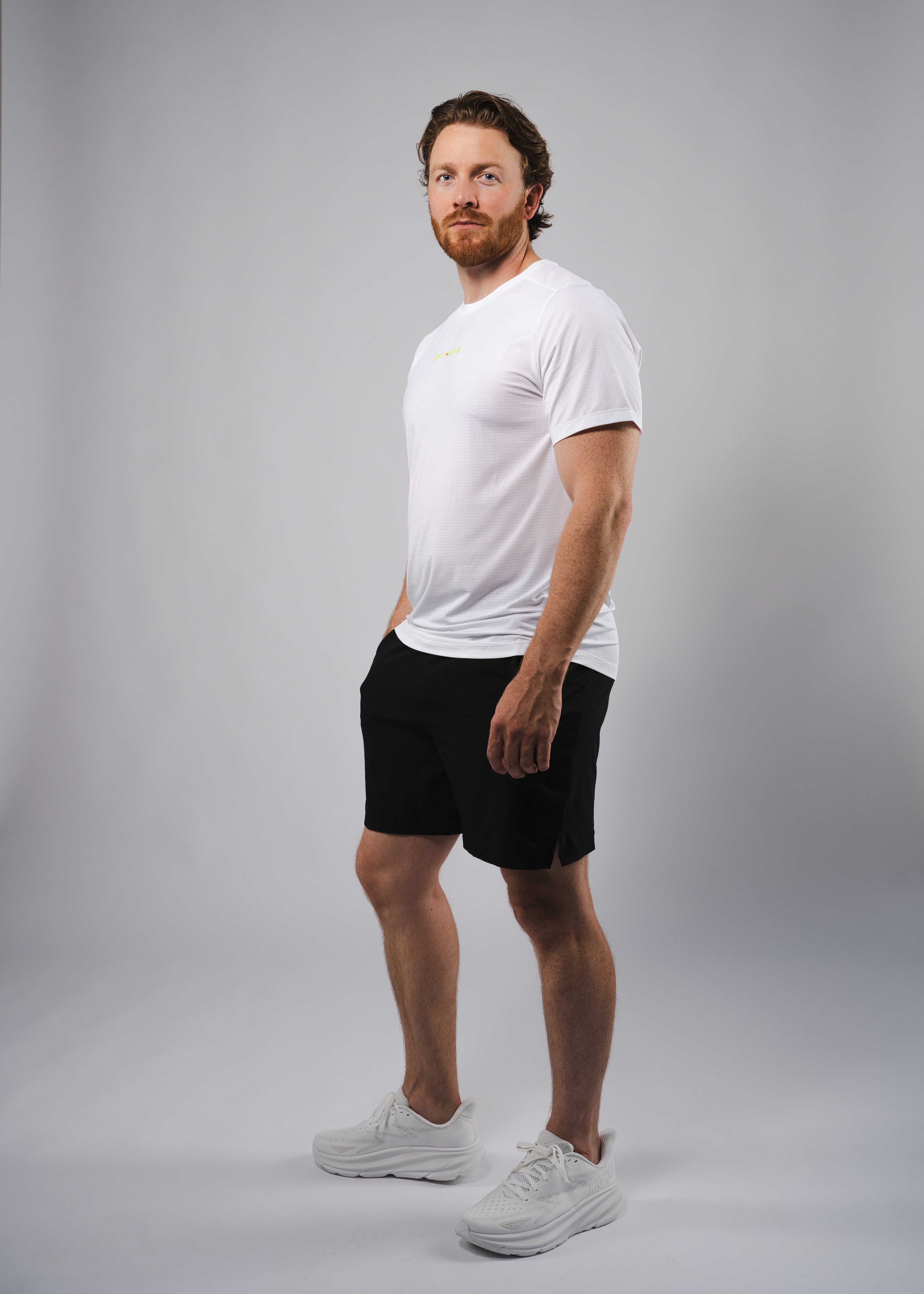 AirLite Men's Tee - FORWRD - Elevate your game with the AirLite Men's Tee, engineered from ultra-breathable mesh fabric for unmatched ventilation during pickleball play. Curved hem ensures confidence in every move, allowing you to showcase your agility without compromising on comfort. Experience the perfect blend of style and performance with this essential addition to your wardrobe.