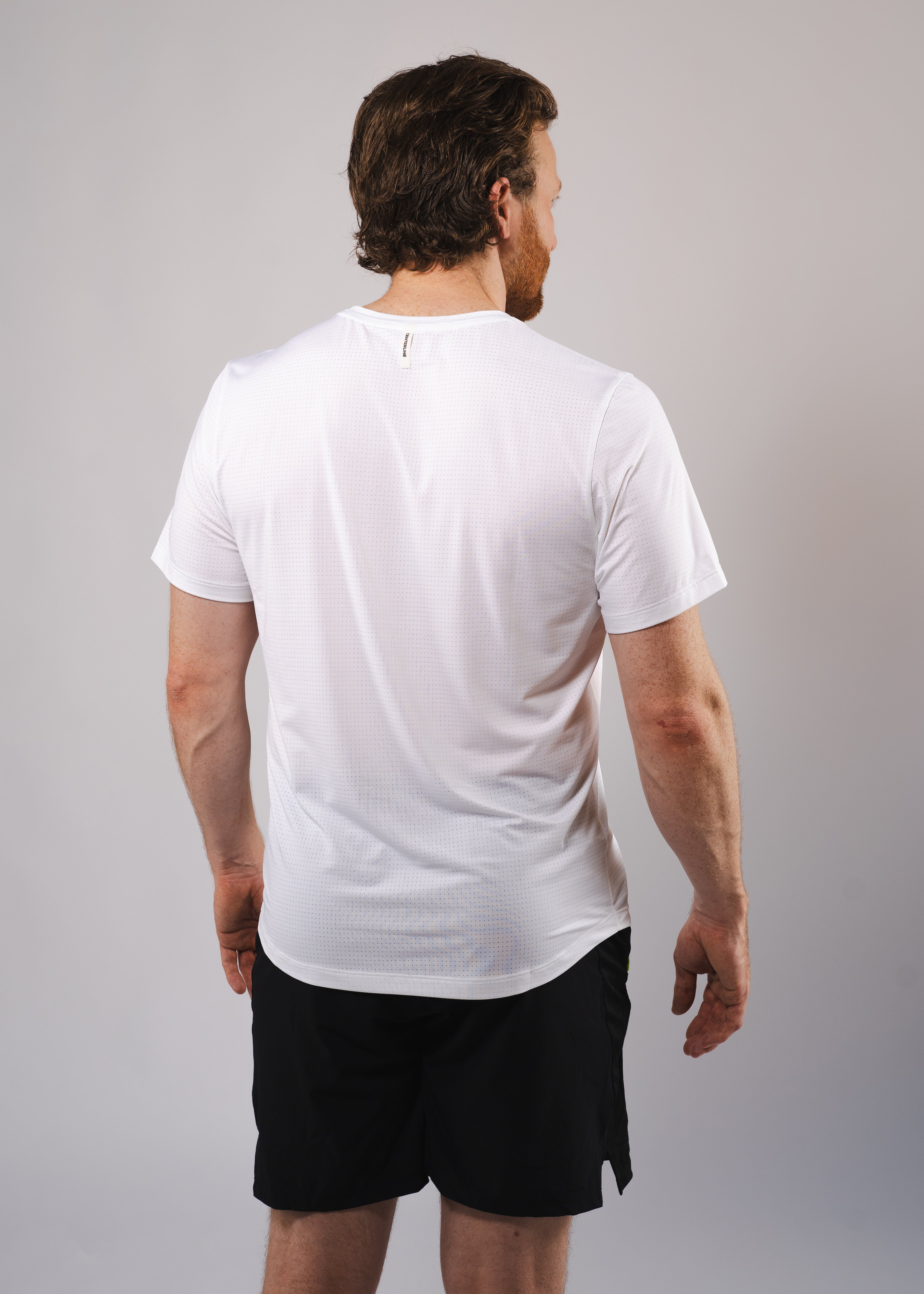 AirLite Men's Tee - FORWRD - Elevate your game with the AirLite Men's Tee, engineered from ultra-breathable mesh fabric for unmatched ventilation during pickleball play. Curved hem ensures confidence in every move, allowing you to showcase your agility without compromising on comfort. Experience the perfect blend of style and performance with this essential addition to your wardrobe.