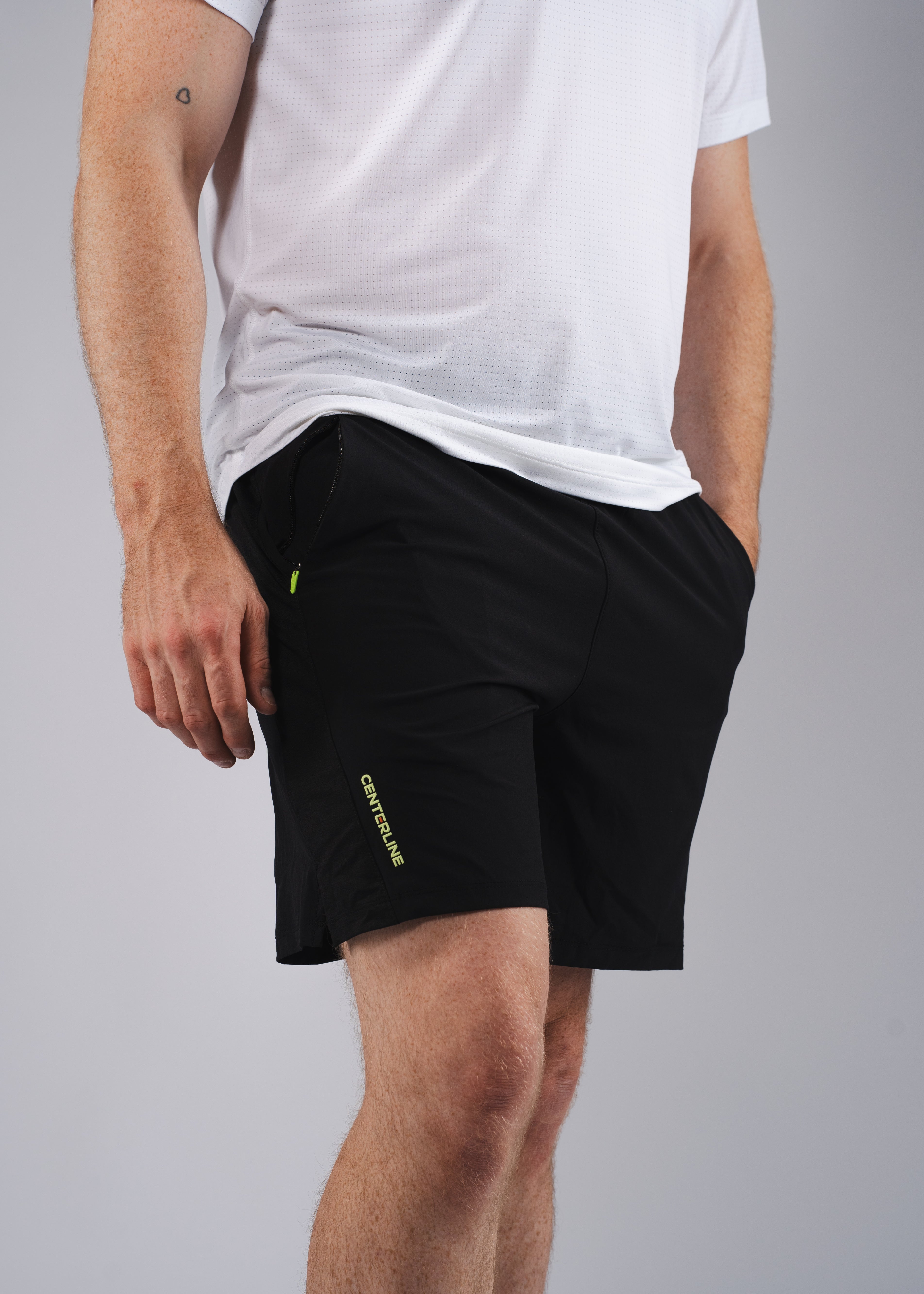 AirLite Men's Tee - FORWRD - Elevate your game with the AirLite Men's Tee, engineered from ultra-breathable mesh fabric for unmatched ventilation during pickleball play. Curved hem ensures confidence in every move, allowing you to showcase your agility without compromising on comfort. Experience the perfect blend of style and performance with this essential addition to your wardrobe.