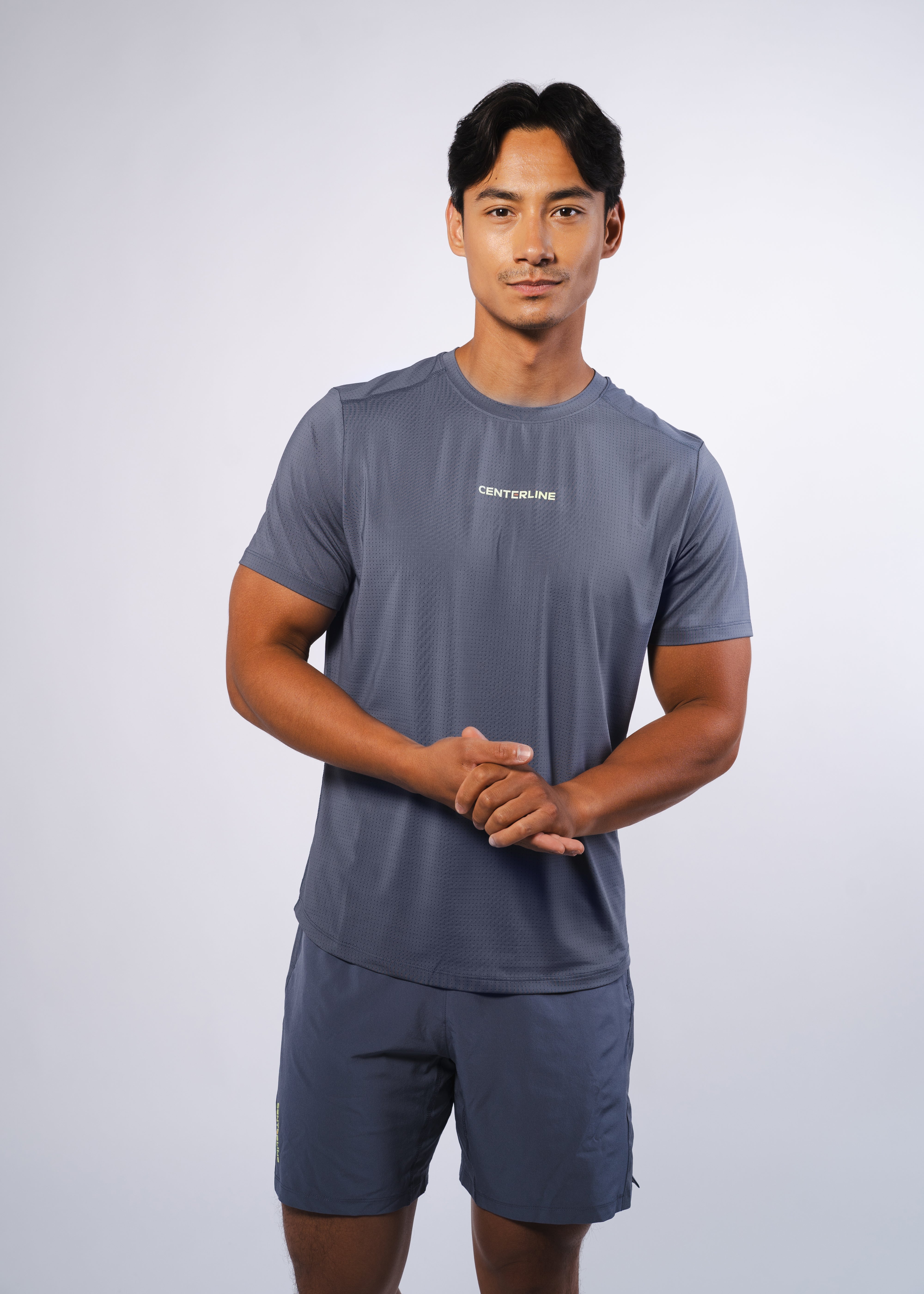 AirLite Men's Tee - FORWRD - Elevate your game with the AirLite Men's Tee, engineered from ultra-breathable mesh fabric for unmatched ventilation during pickleball play. Curved hem ensures confidence in every move, allowing you to showcase your agility without compromising on comfort. Experience the perfect blend of style and performance with this essential addition to your wardrobe.