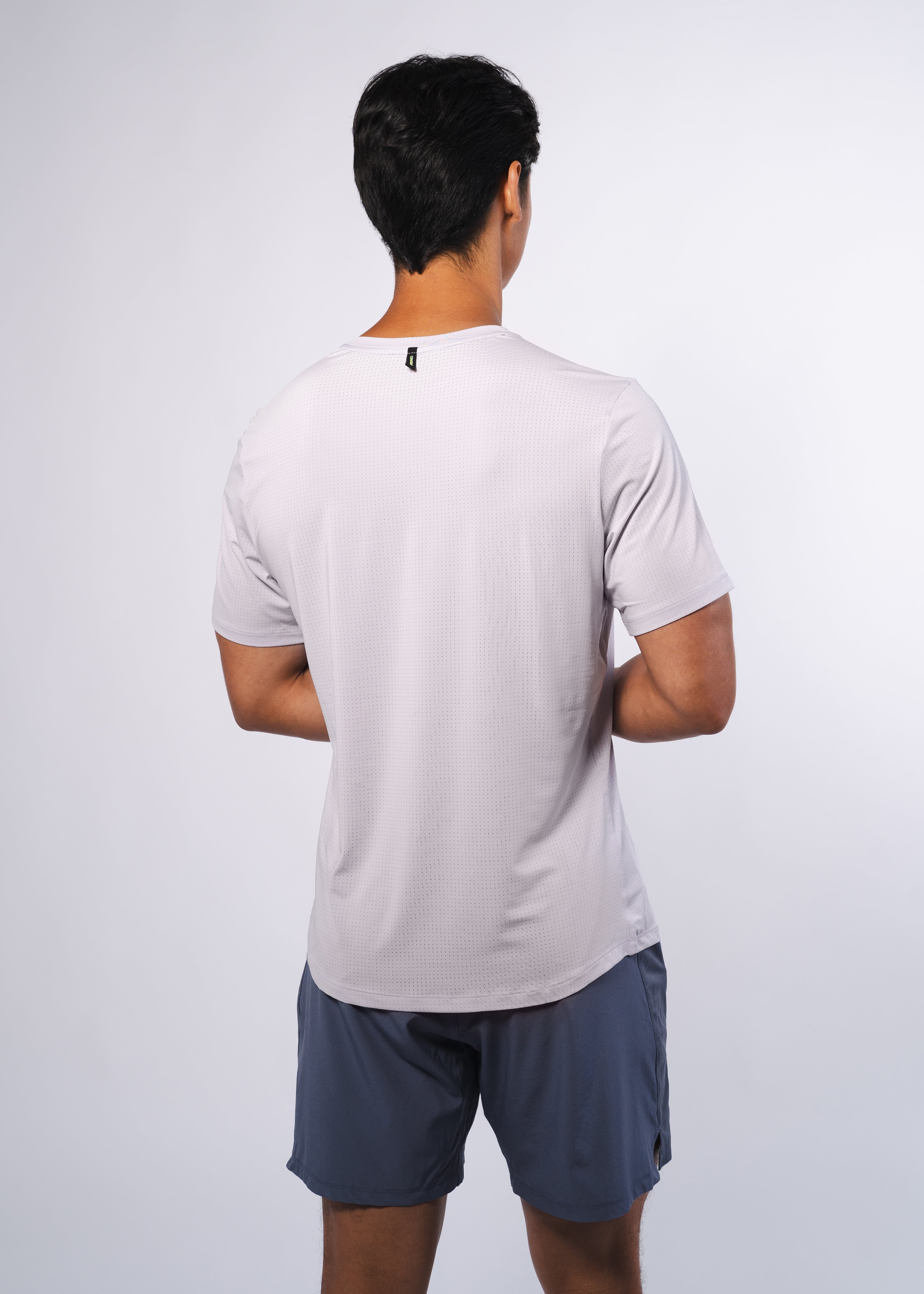 AirLite Men's Tee - FORWRD - Elevate your game with the AirLite Men's Tee, engineered from ultra-breathable mesh fabric for unmatched ventilation during pickleball play. Curved hem ensures confidence in every move, allowing you to showcase your agility without compromising on comfort. Experience the perfect blend of style and performance with this essential addition to your wardrobe.