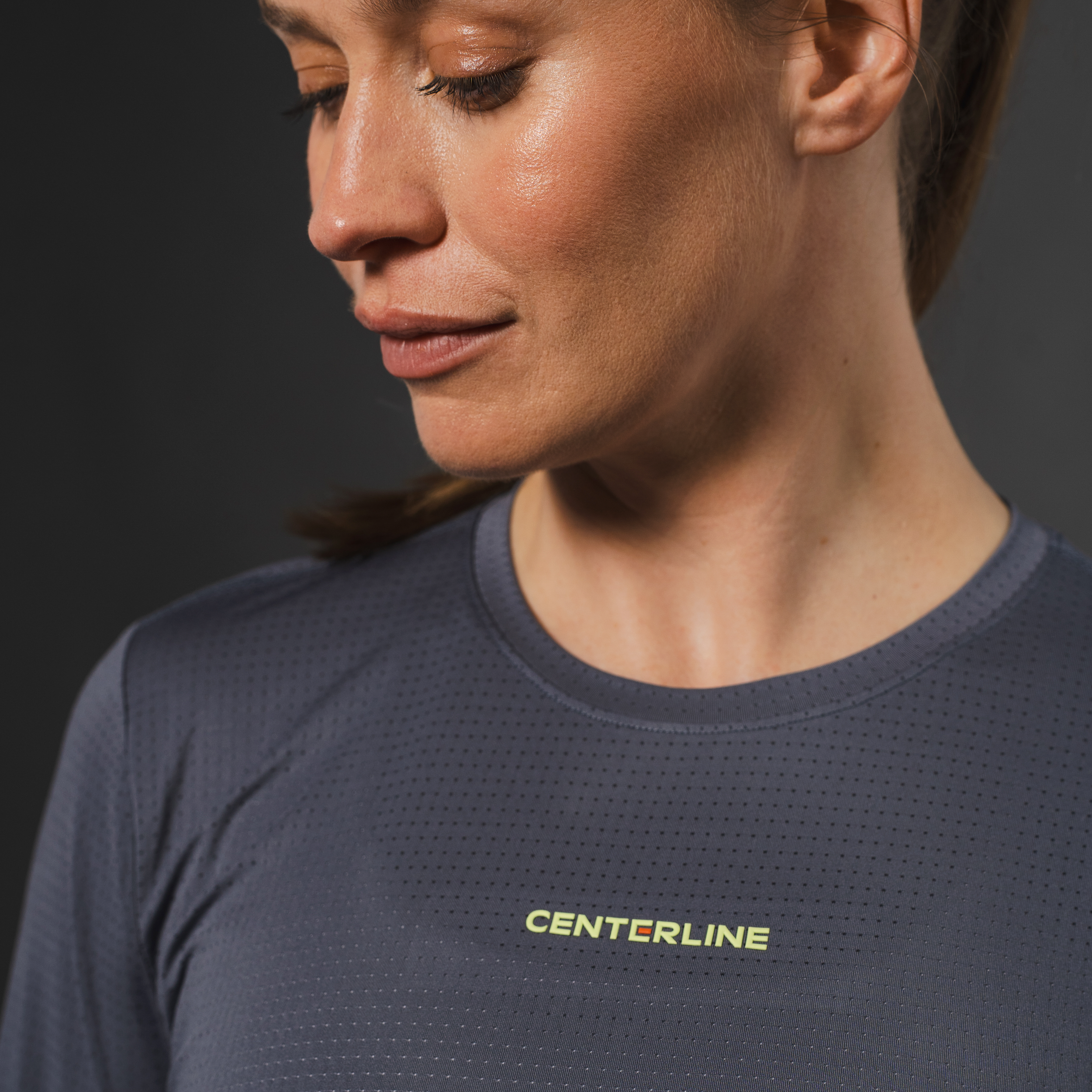 AirLite Women's Long Sleeve - FORWRD - Introducing the AirLite Women's Long Sleeve top, engineered with innovative GripTek™ textured knit on the sleeve cuffs. This top doubles as a convenient towel for quick perspiration management during matches. Experience next-level performance and functionality with this essential piece, ensuring you stay focused and comfortable on the court. Elevate your game with every serve, volley, and smash in this game-changing top.