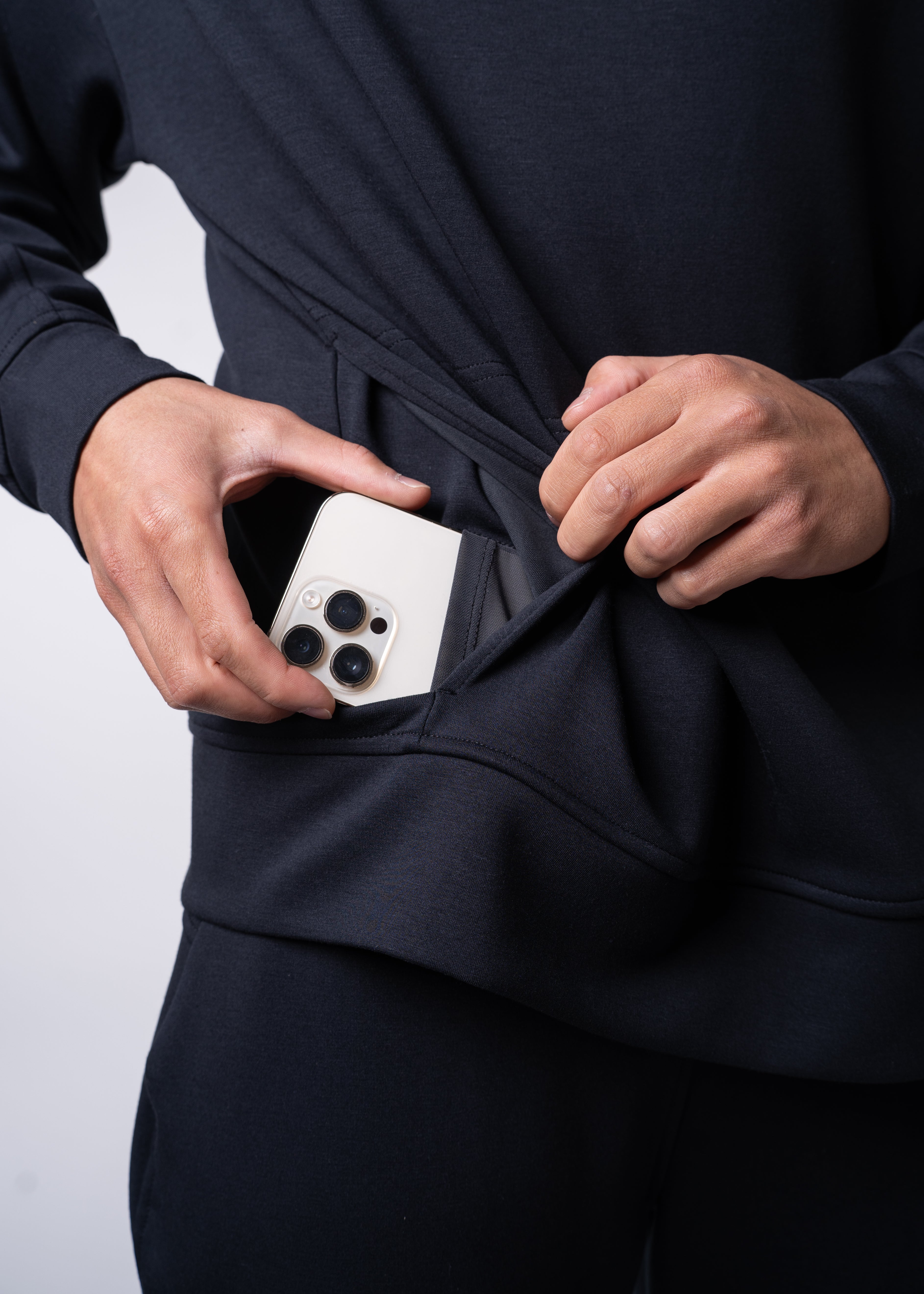 Apres Unisex Crew Sweatshirt - FORWRD - The ultimate post-game pullover, designed with a relaxed varsity-inspired fit for comfort and style. Soft and comfortable, water repellent fabric helps protect you from the elements. Front hand pockets offer a secure phone storage option, adding practicality to this street-style piece that easily transitions from court to casual activities. This unisex crew sweatshirt has an athletic fit