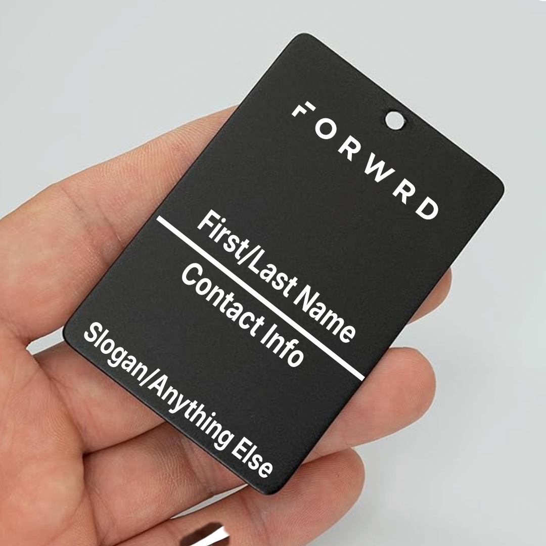 Custom Laser Engraved Bag Tag