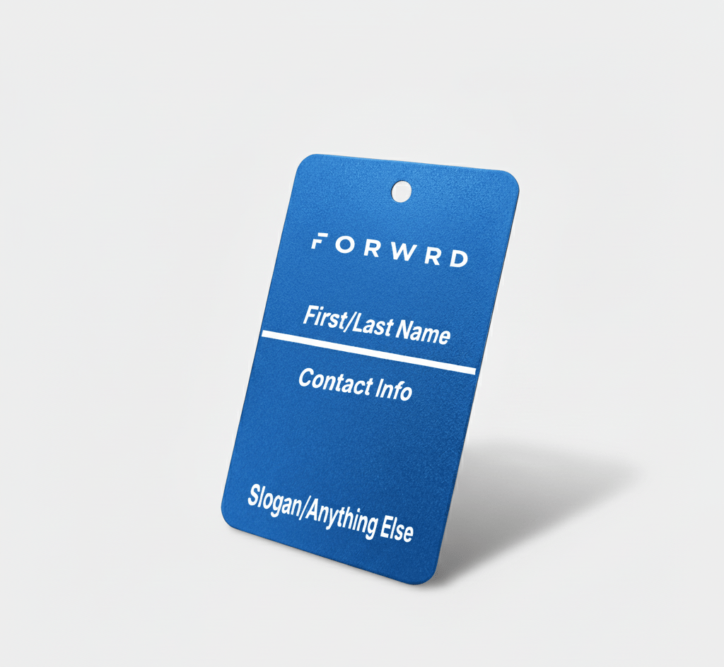 Custom Laser Engraved Bag Tag - FORWRD
