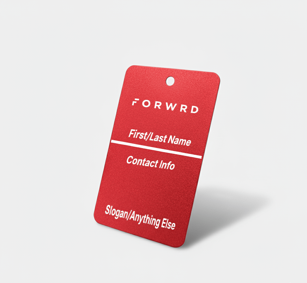 Custom Laser Engraved Bag Tag - FORWRD