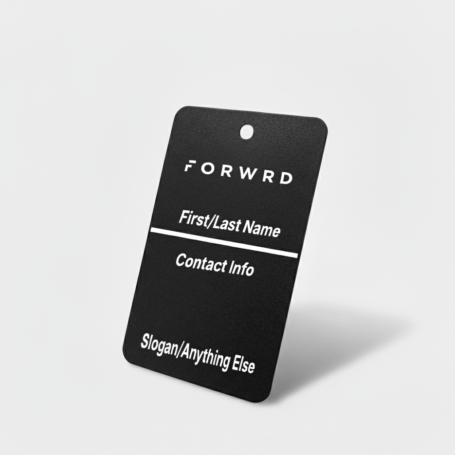 Custom Laser Engraved Bag Tag - FORWRD