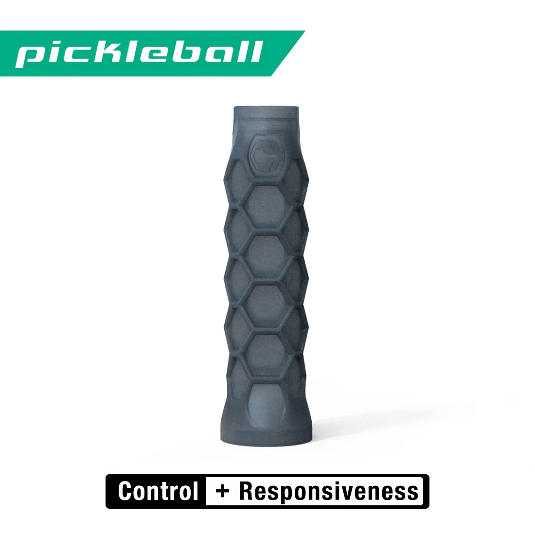 Pickleball Carbon Grip - 5.25 Inches Long - Stiff Feel - Charcoal - FORWRD