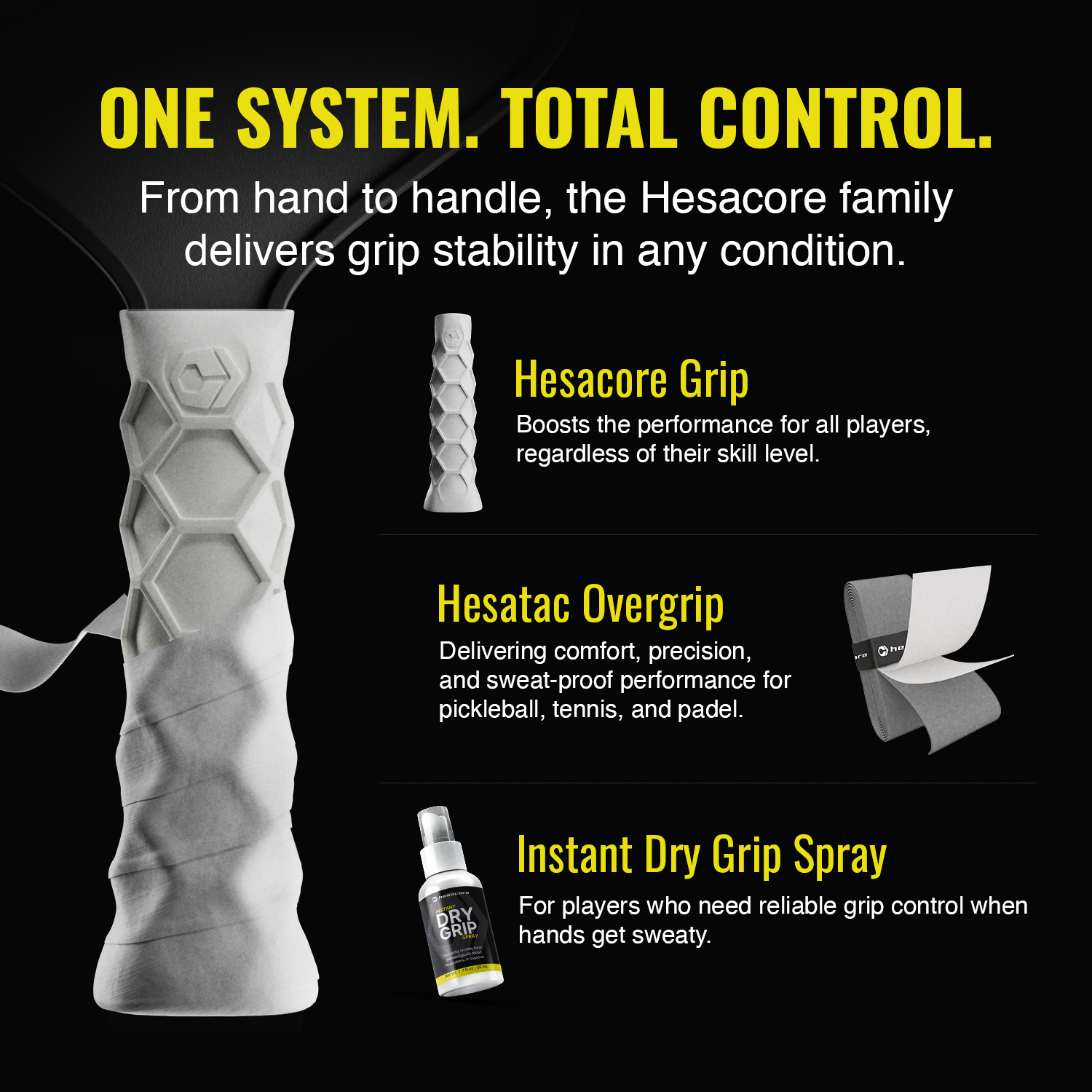 Hesacore Instant Dry Grip Spray