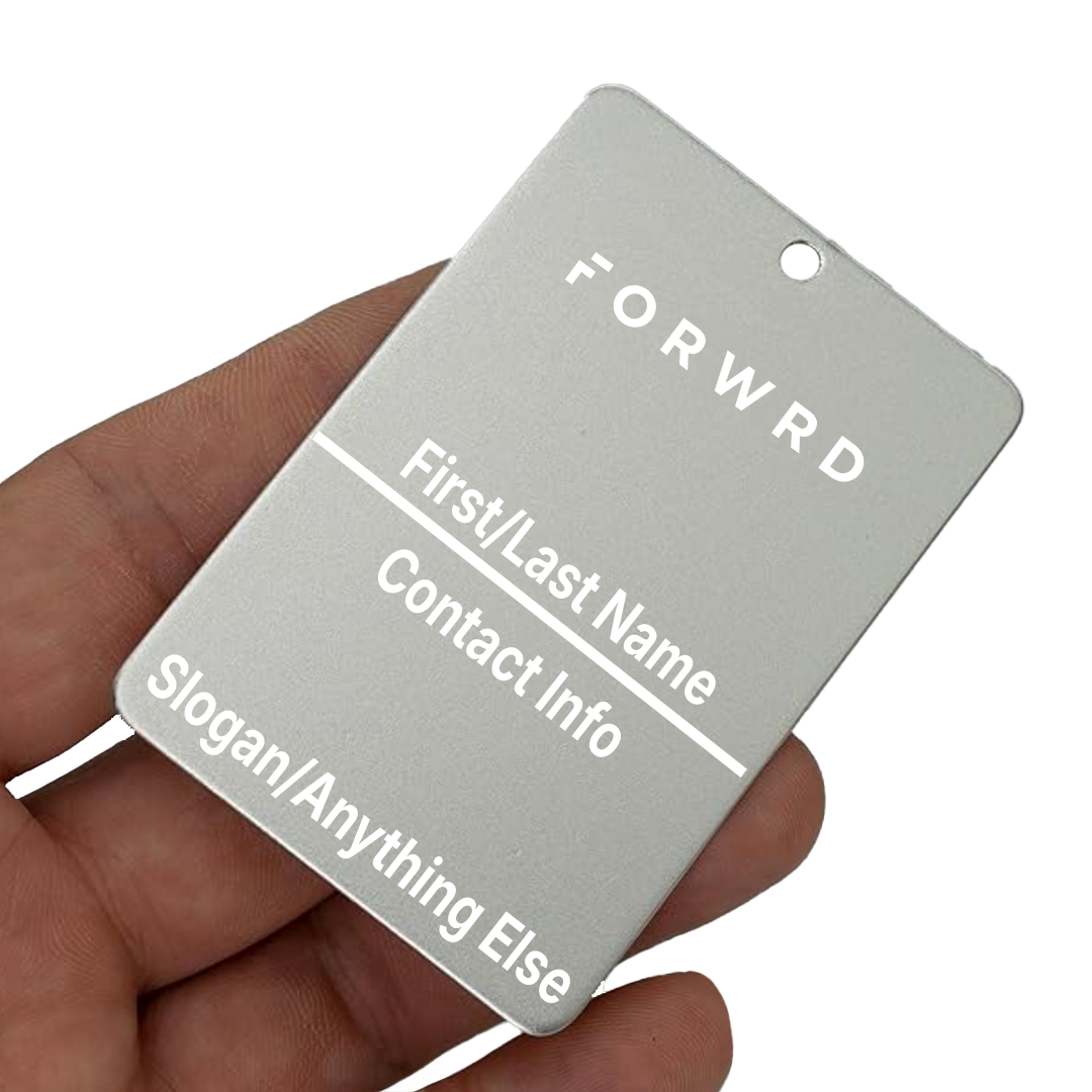 Custom Laser Engraved Bag Tag