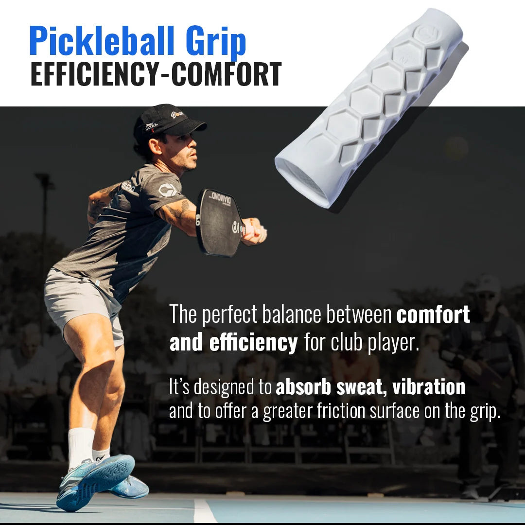 Pickleball Grip - 5.25 Inches Long - Regular Soft Feel - White