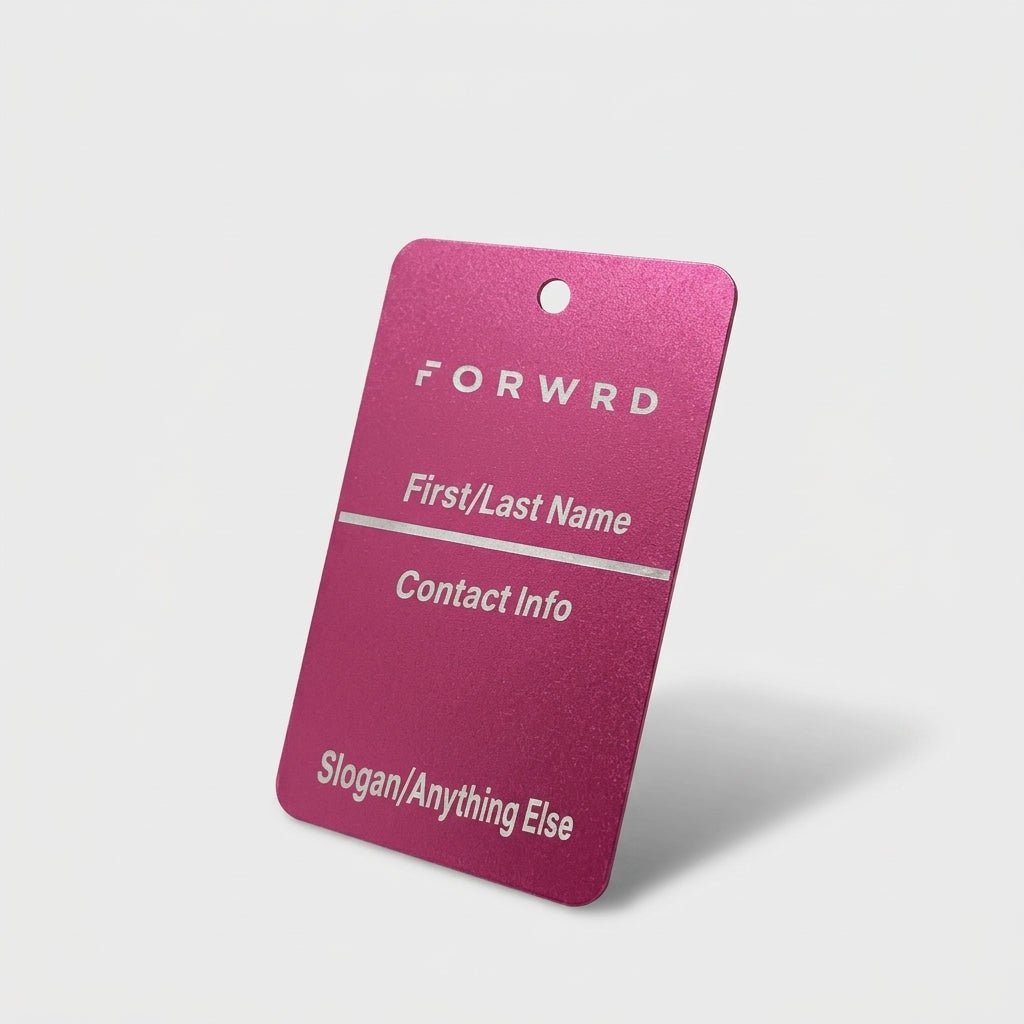 Custom Laser Engraved Bag Tag - FORWRD