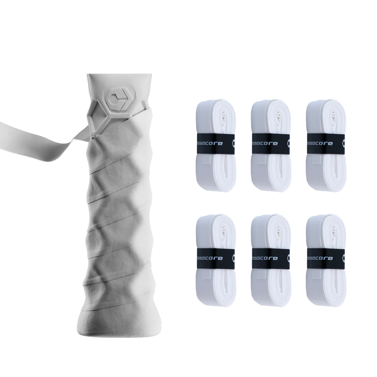 Hesacore Hesatac Overgrip – White (6 & 12 Pack) - FORWRD