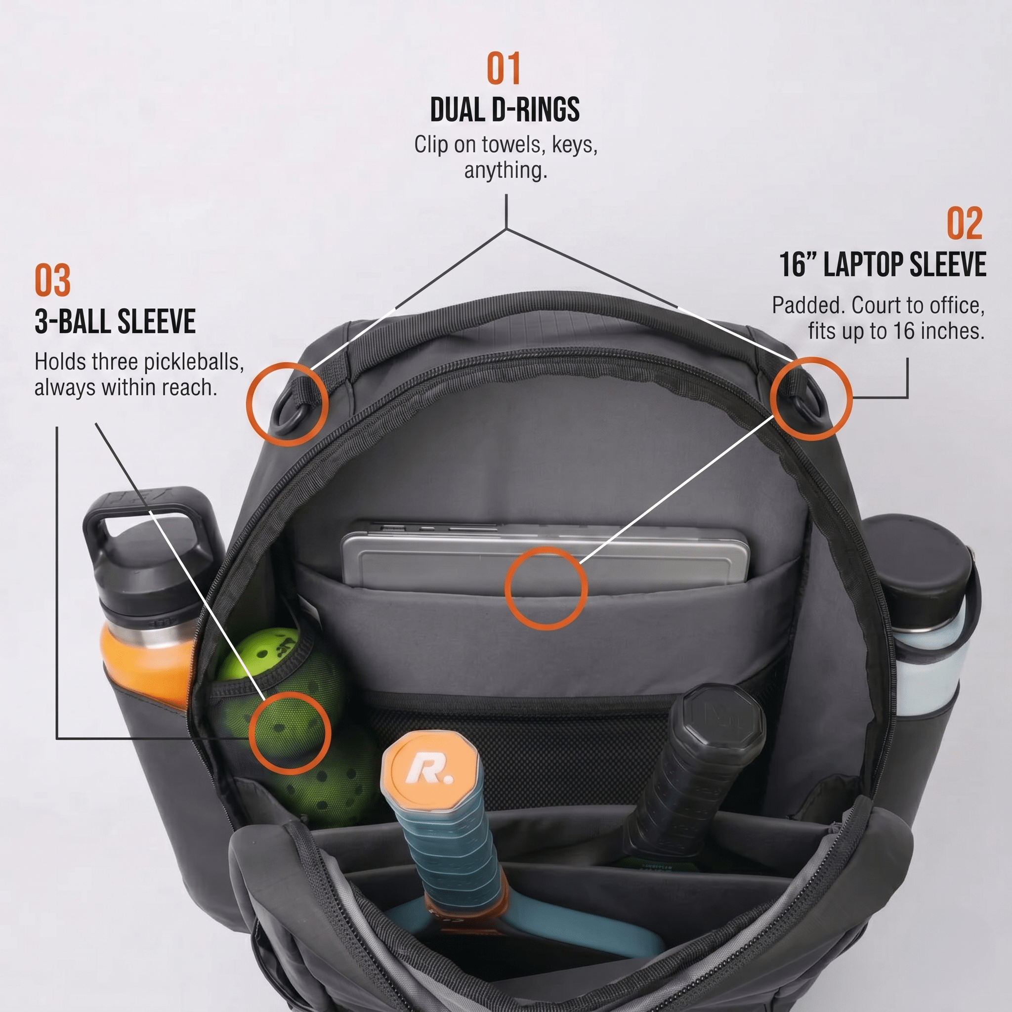 Court Ranger V2 Pickleball Backpack - FORWRD