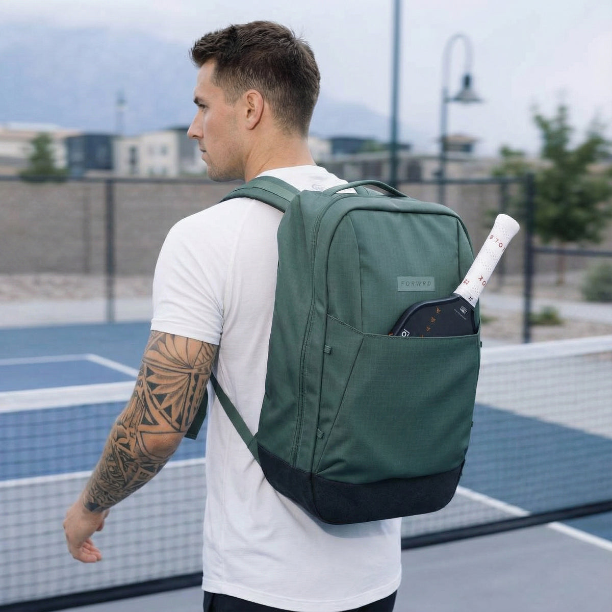 Court Ranger V1 pickleball backpack — clearance price with fence hooks and YKK zippers