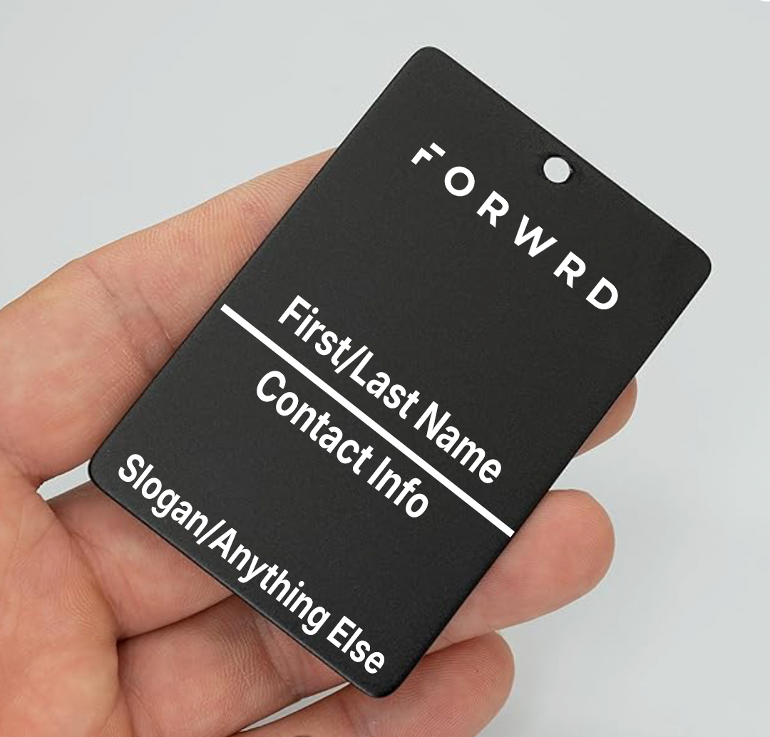Custom Laser Engraved Bag Tag