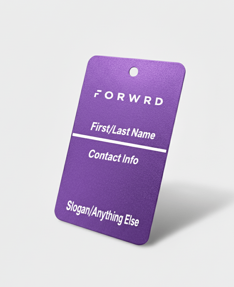 Custom Laser Engraved Bag Tag - FORWRD