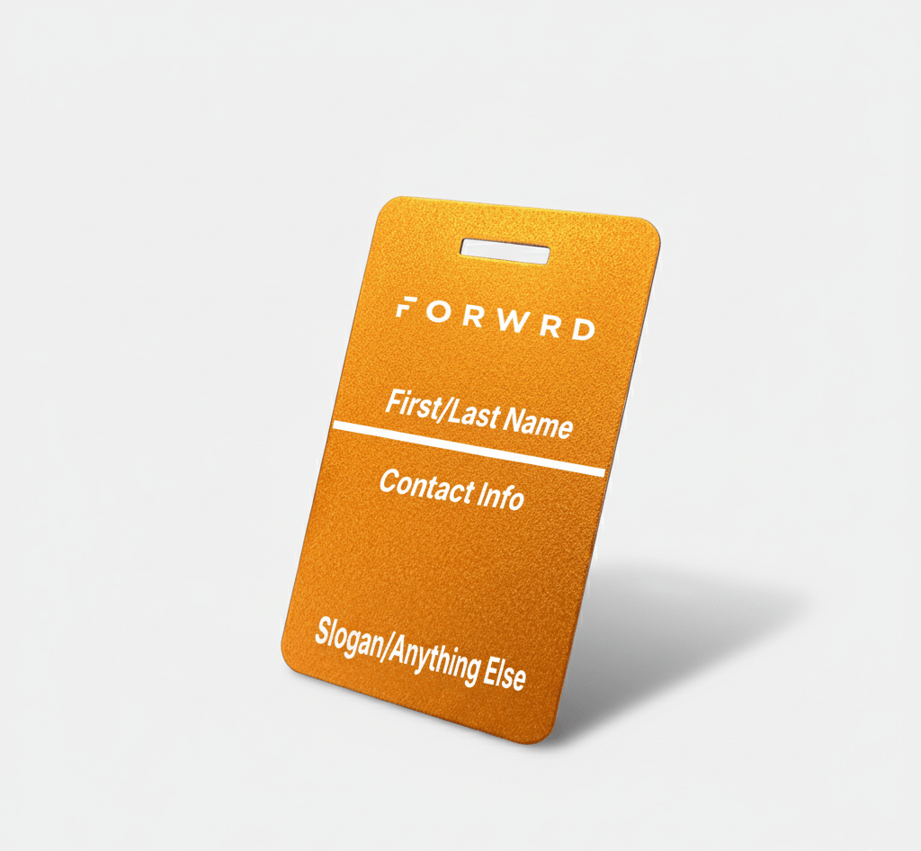 Custom Laser Engraved Bag Tag - FORWRD