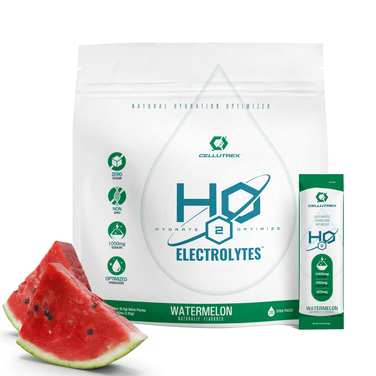 H2O Electrolytes – Watermelon | Zero Sug… – Pickleball Gear | FORWRD