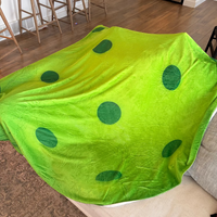 Cozy 72-inch indoor pickleball blanket on a couch