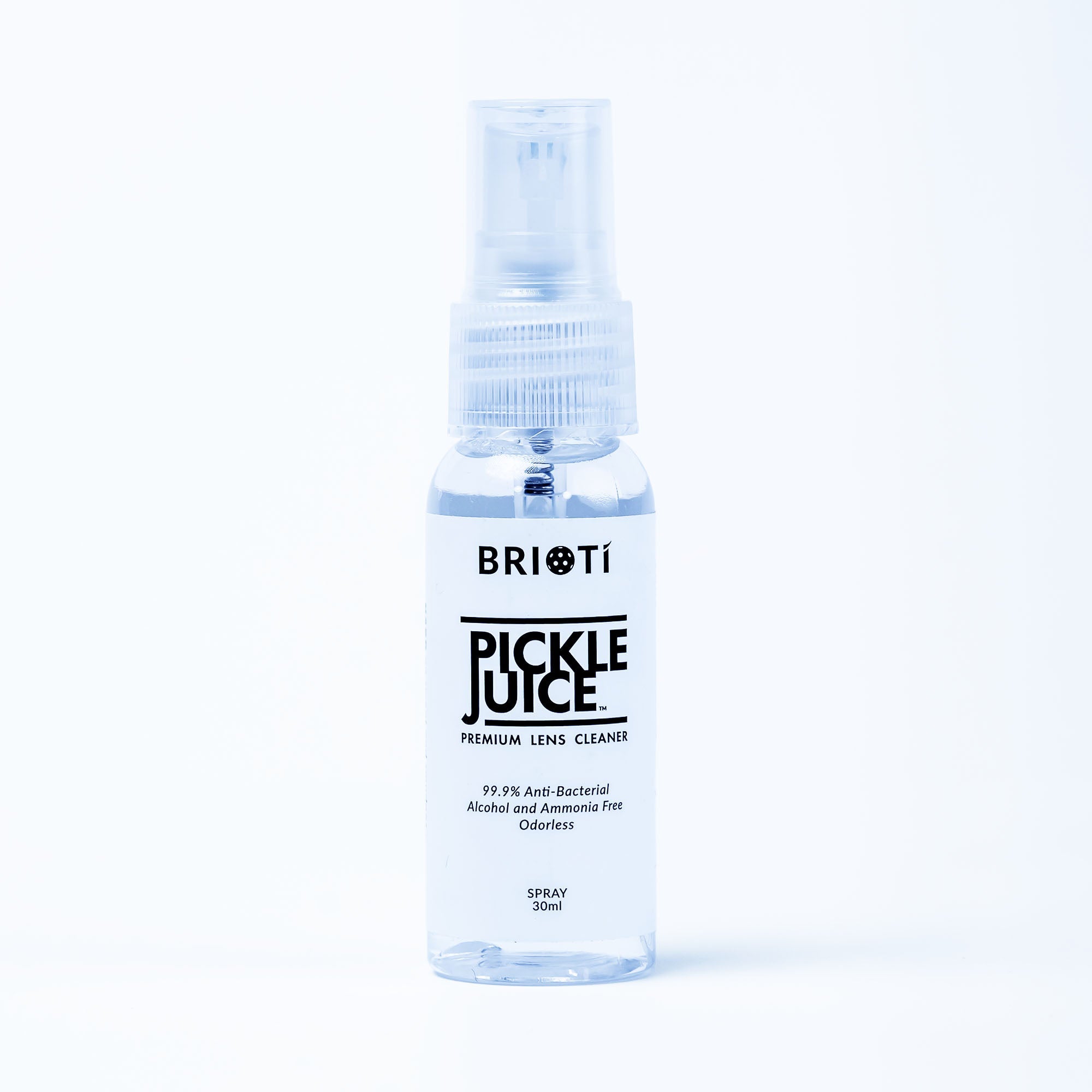 PICKLE JUICE™ Cleaning Kit - FORWRD  -  Hard on sweat and easy on lens coatings, keep your eyewear clean and streak-free with Brioti PICKLE JUICE™. Our alcohol and ammonia free cleaning formula is odorless, and kills 99.9% of bacteria. Don't let dirty lenses keep you from playing your best. NOTE: PICKLE JUICE™ Lens Cleaner is included in your purchase of FOCOS eyewear.