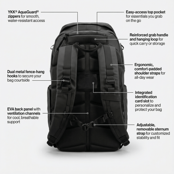 Court Caddy Pickleball Bag | Modular 4‑5 Paddle Backpack – FORWRD