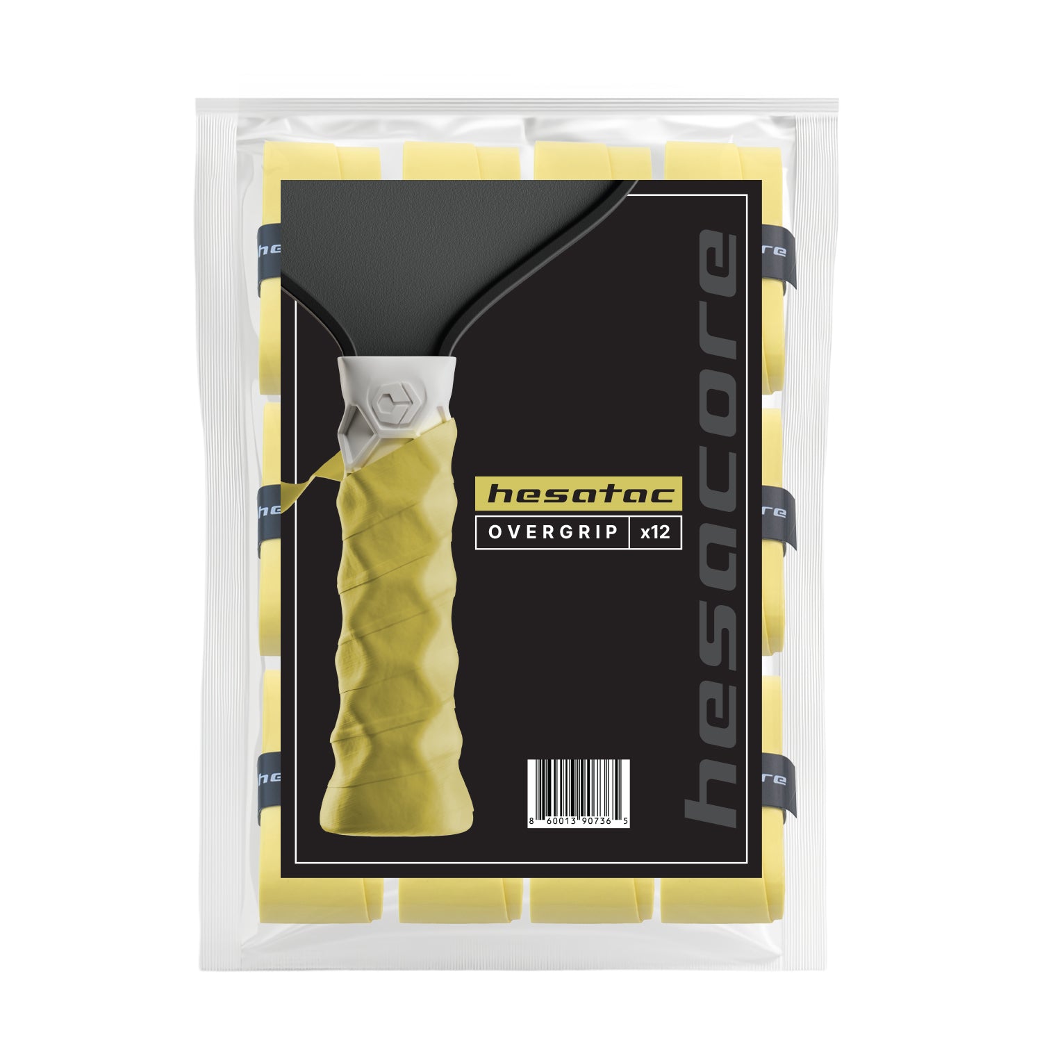 Hesacore Hesatac Overgrip – Yellow (6 & 12 Pack)