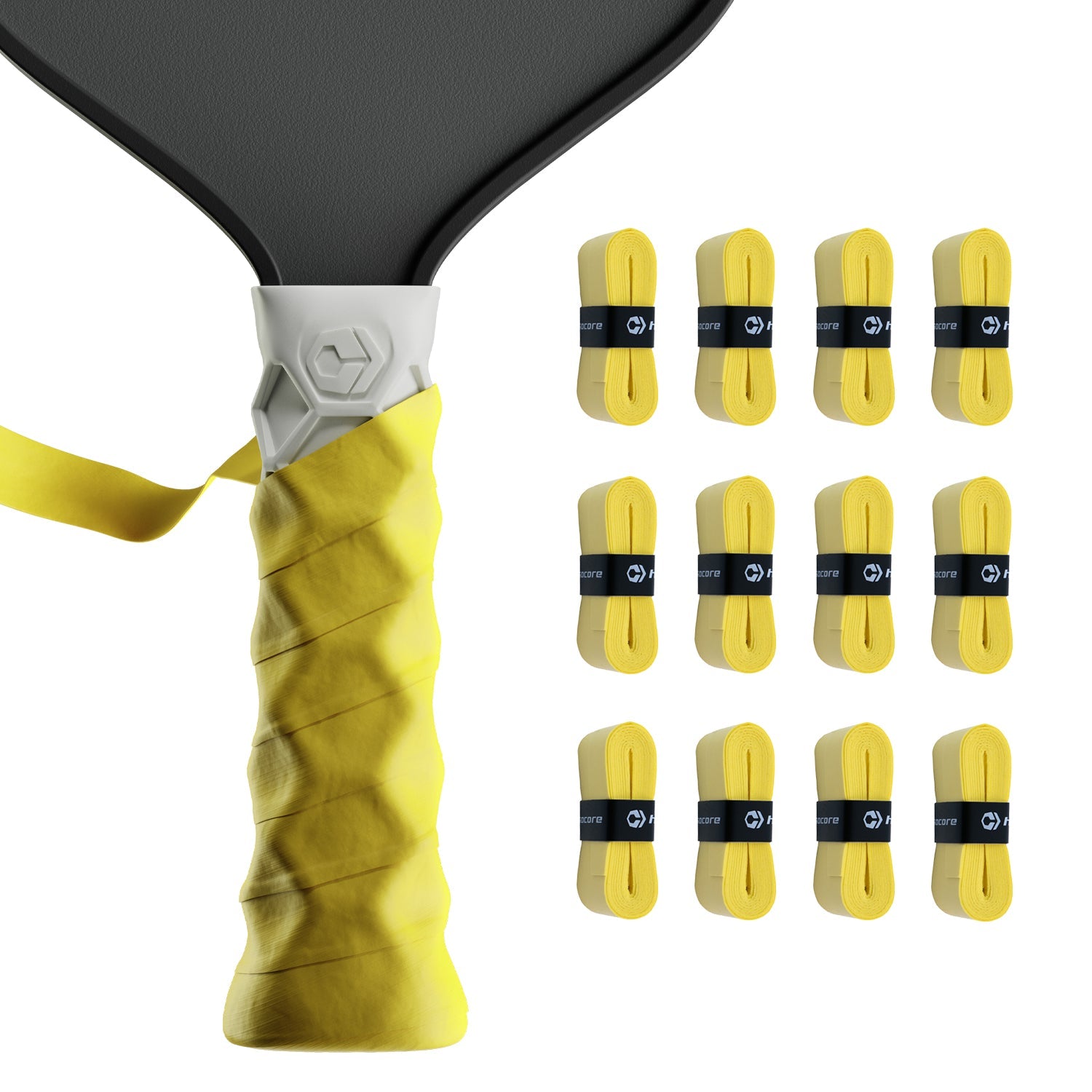 Hesacore Hesatac Overgrip – Yellow (6 & 12 Pack)