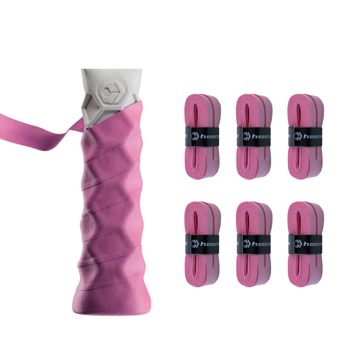 Hesacore Hesatac Overgrip – Pink (6 & 12 Pack) - FORWRD
