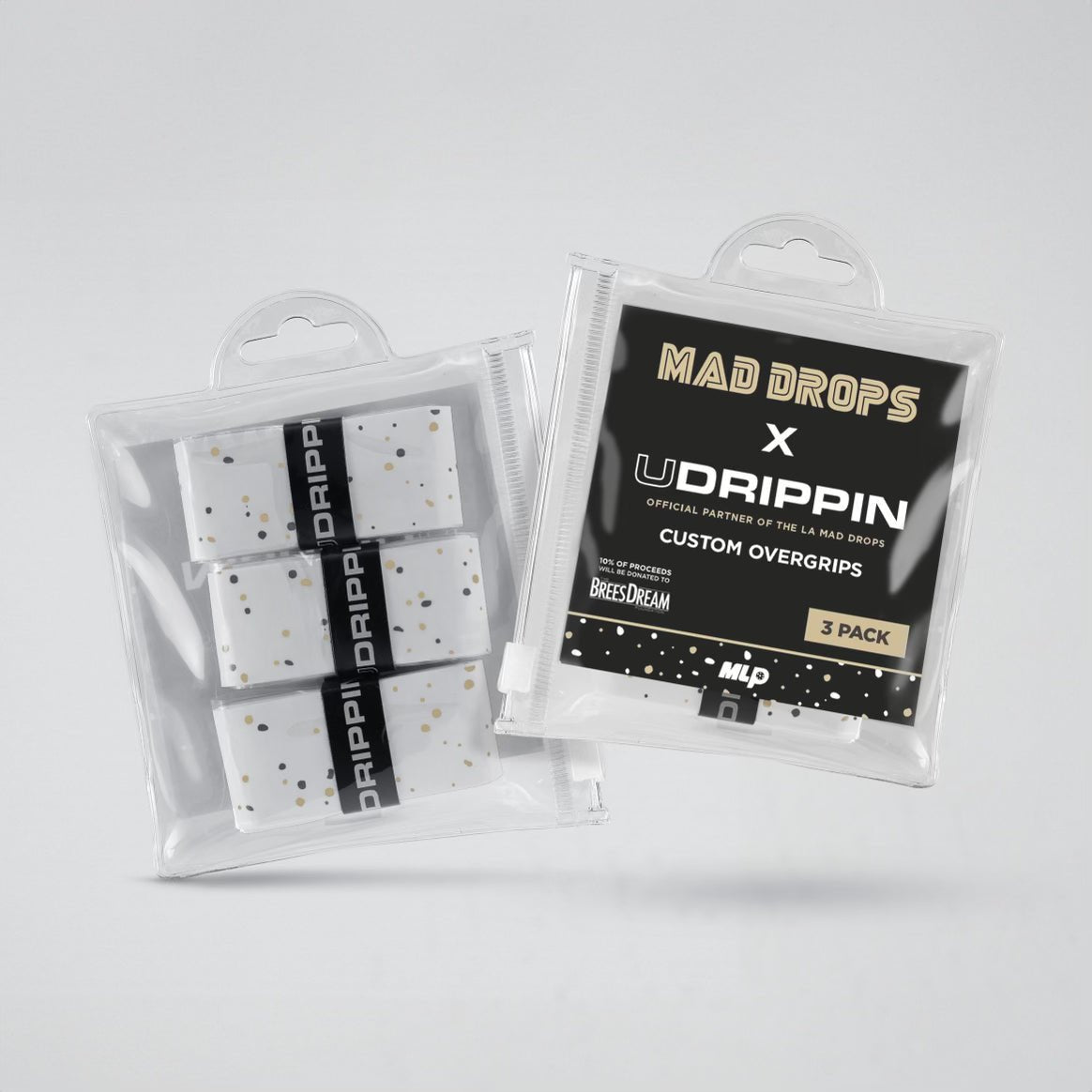 Drew Brees x MAD DROPS - NOLA White Custom Grips - FORWRD