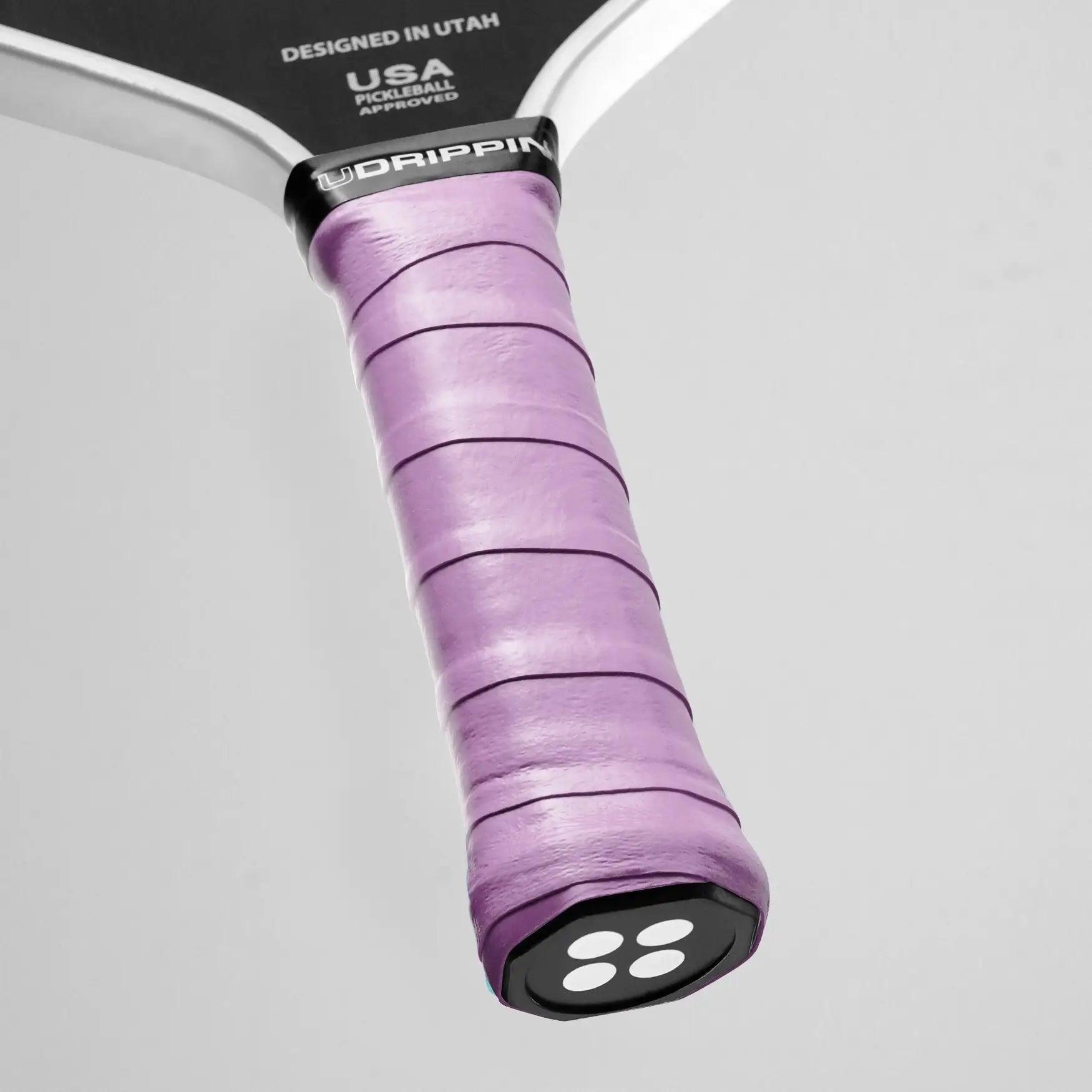 Lavender Purple - Comfort Tour Grips - FORWRD  -  High quality tack for longer lasting grip in any type of weather. .60mm Thickness For increased comfort A little less tack compared to the Pro Tour grips High Quality Sweat Absorbent *Display Paddle: Holbrook Pickleball Power Pro Series 16mm.*