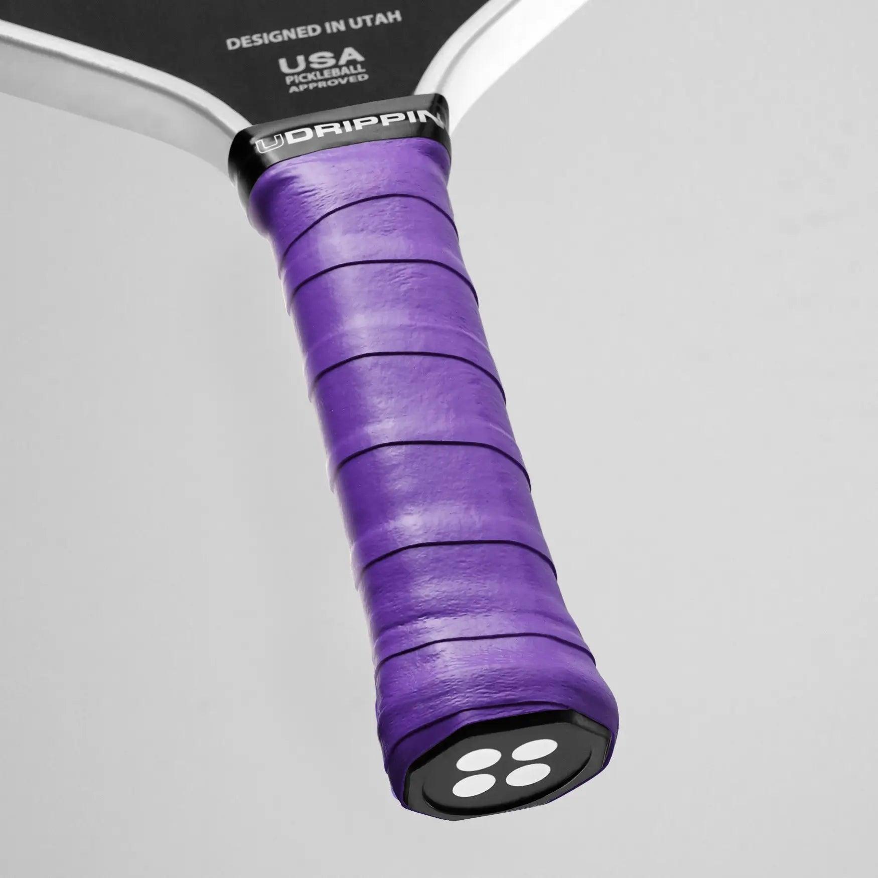 Purple Magic - Pro Tour Grips - FORWRD  -  High quality tack for longer lasting grip in any type of weather. .56mm Thickness For increased feel. Extra Tackiness Sweat Absorbent *Display Paddle: Holbrook Pickleball Power Pro Series 16mm.*