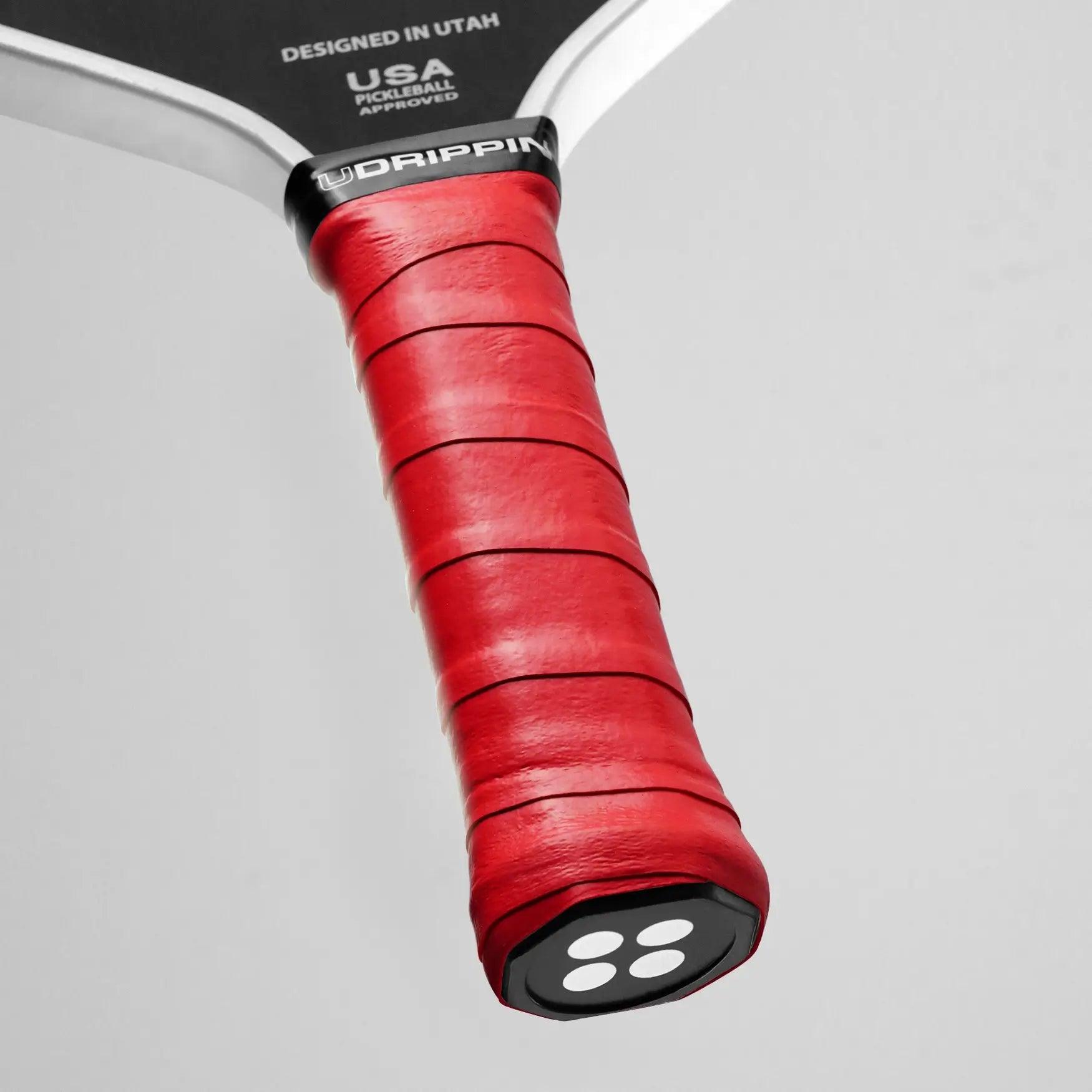 Red - Pro Tour Grips - FORWRD  -  High quality tack for longer lasting grip in any type of weather. .56mm Thickness For increased feel. Extra Tackiness Sweat Absorbent *Display Paddle: Holbrook Pickleball Power Pro Series 16mm.* 4RTH Pickleball Edge Guard Tape: www.4rthpickleball.com