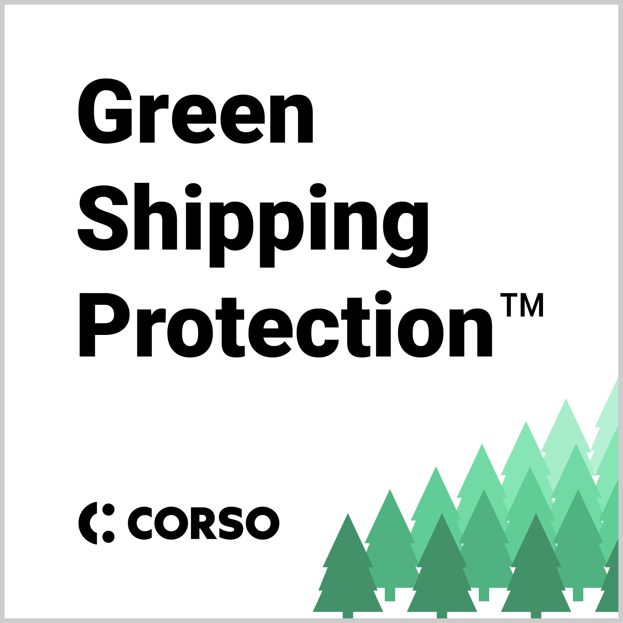 Sustainability & Coverage - FORWRD  -  Corso Green Shipping Protection